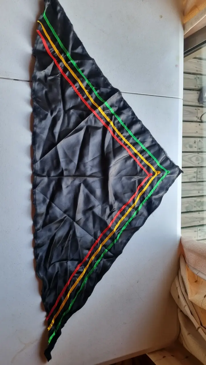 Falda negra con detalles coloridos para danza - 3