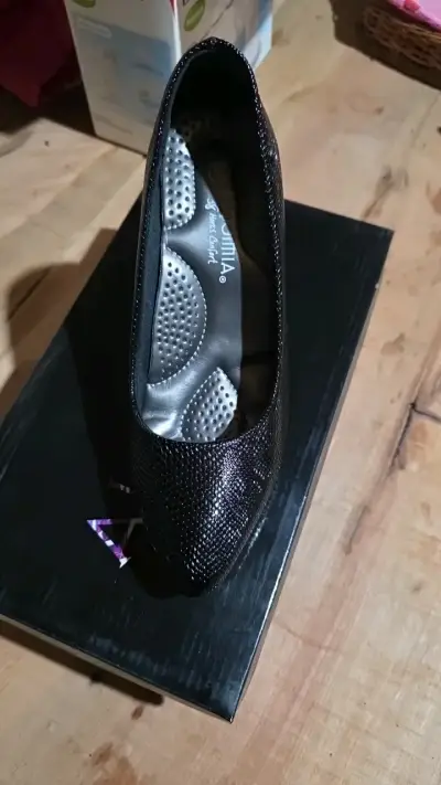 Zapatos de Tacón Negro Alquimia Elegantes - miniatura 2