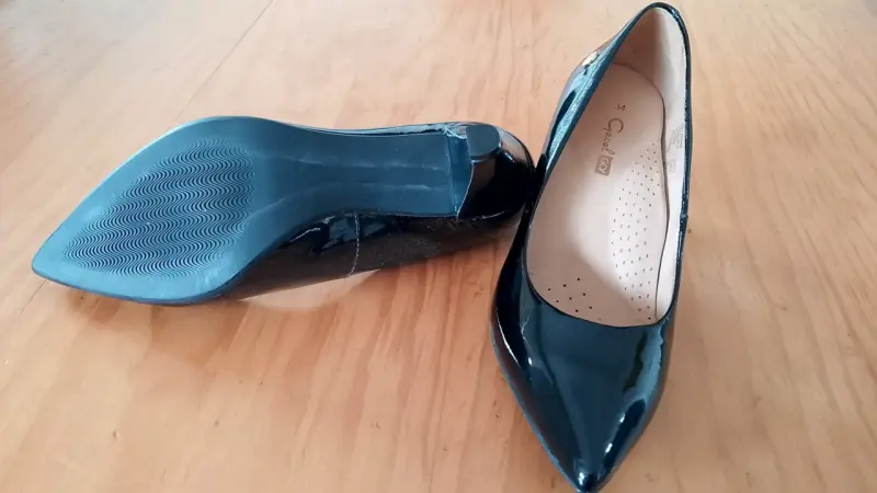 Tacones Gacel N° 34 negro charol - 3