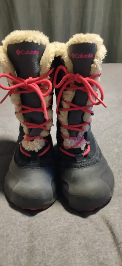 Botas de invierno Columbia negras con forro polar - miniatura 2
