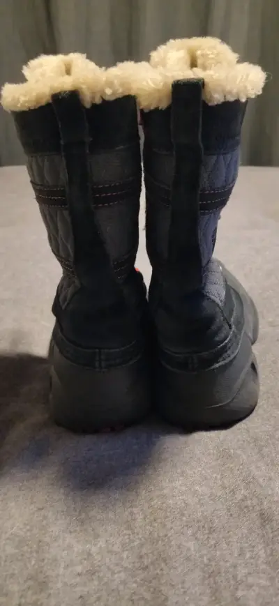 Botas de invierno Columbia negras con forro polar - miniatura 3