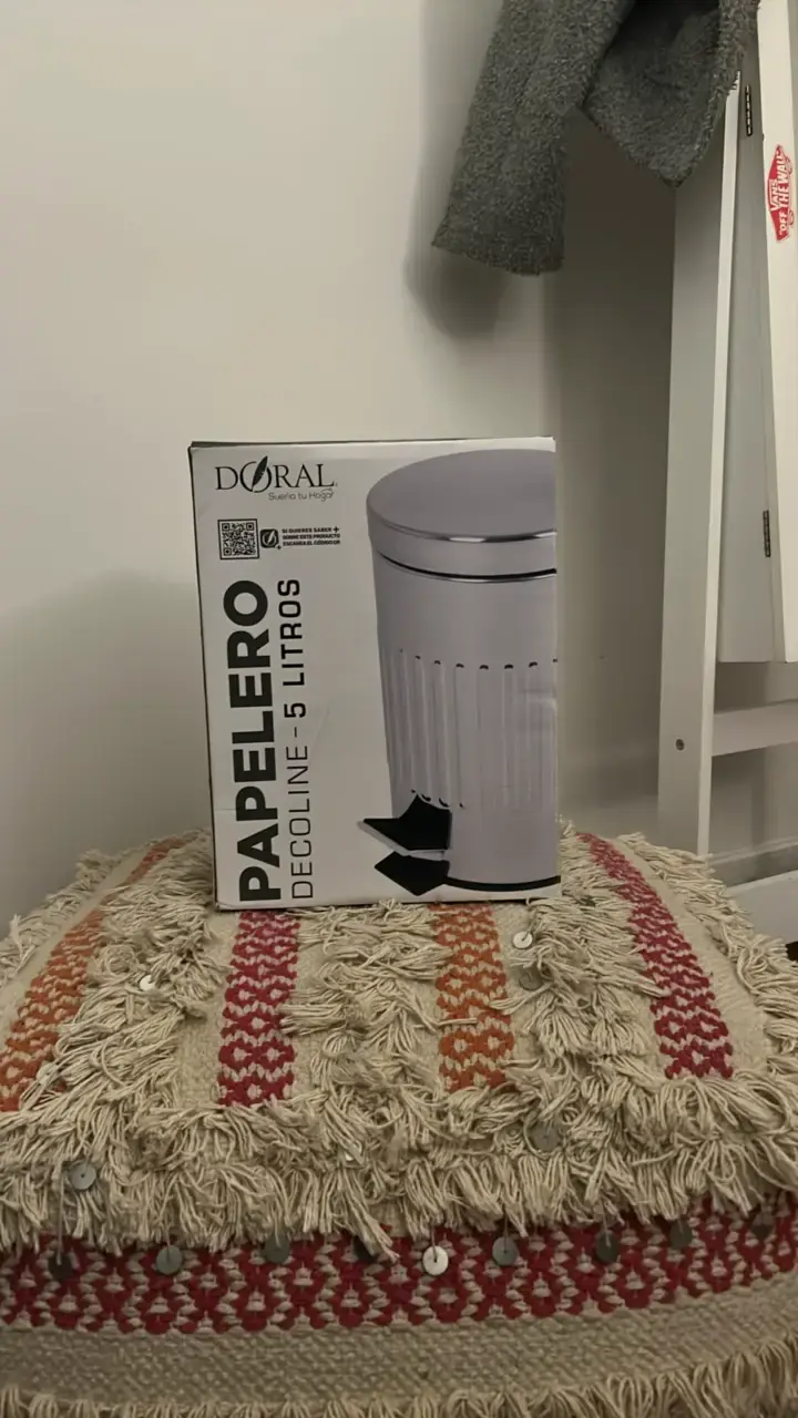 Papelero de acero inoxidable 5 litros Doral - 1