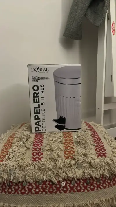 Papelero de acero inoxidable 5 litros Doral - miniatura 1
