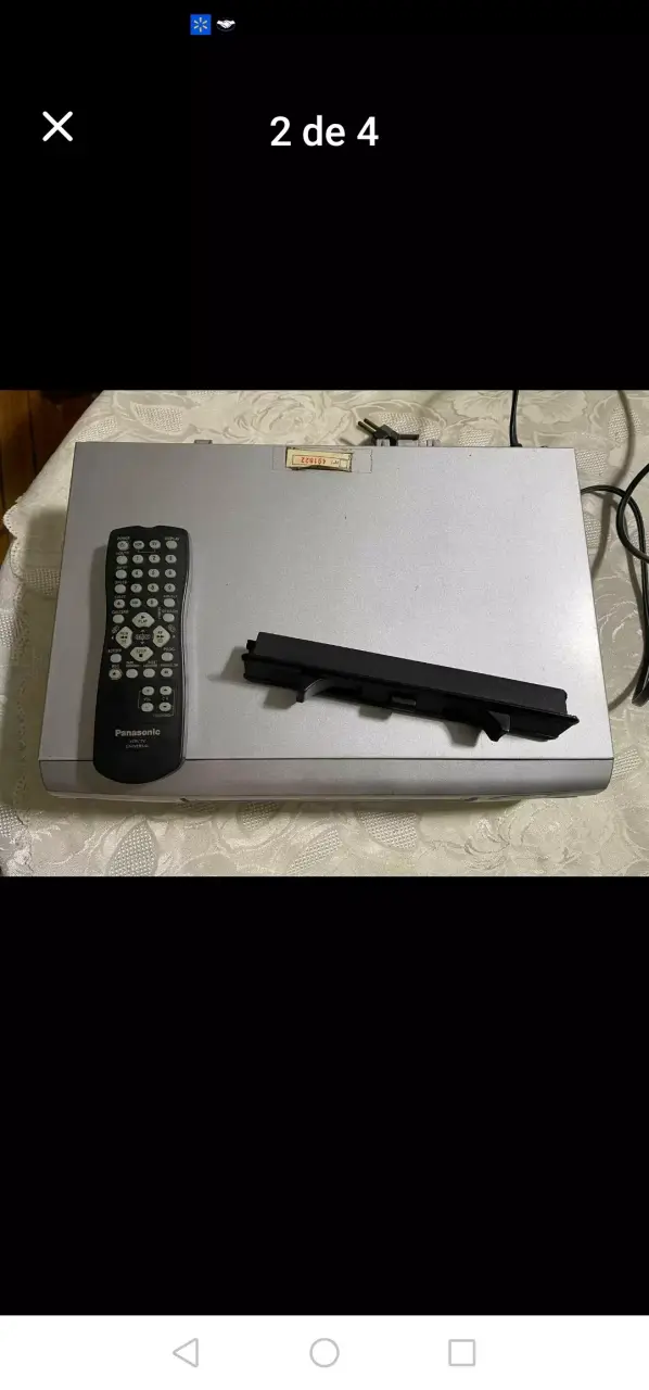 Reproductor VHS Panasonic Super Drive con control remoto - 3