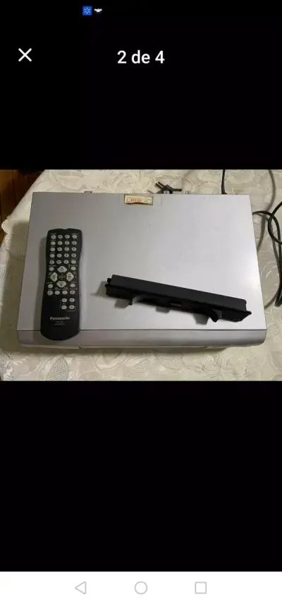 Reproductor VHS Panasonic Super Drive con control remoto - miniatura 3