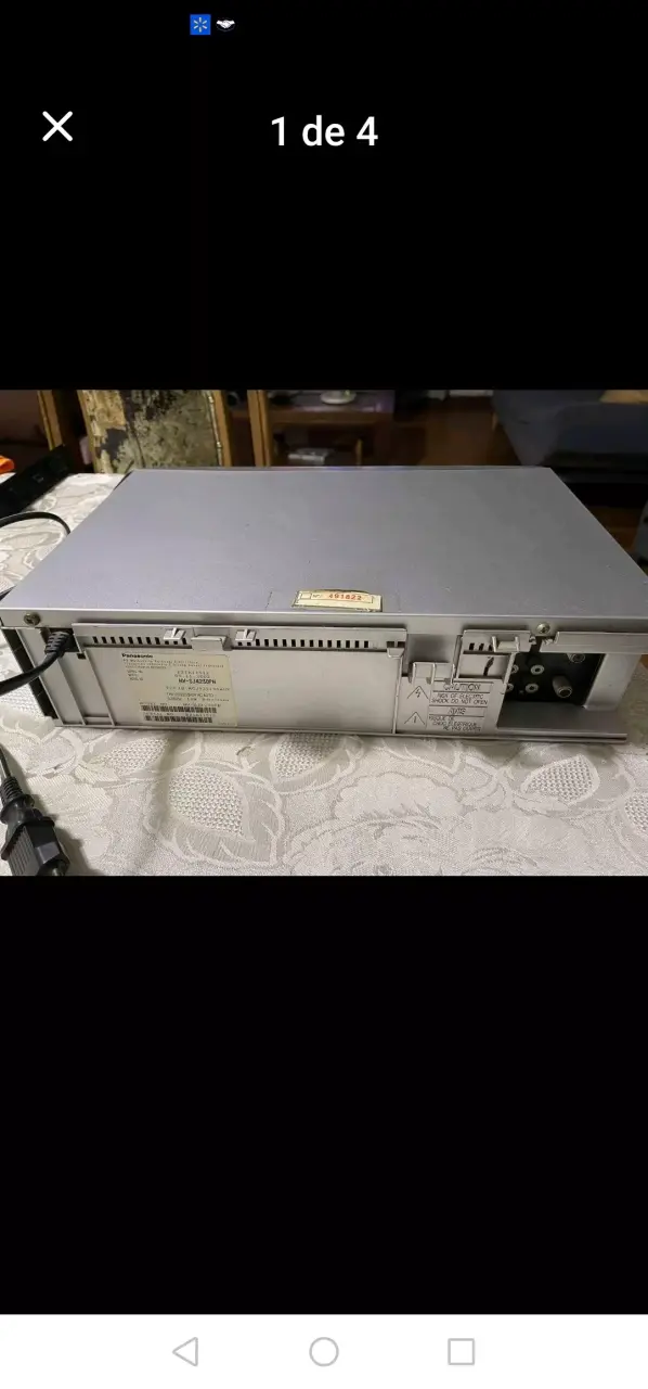 Reproductor VHS Panasonic Super Drive con control remoto - 4