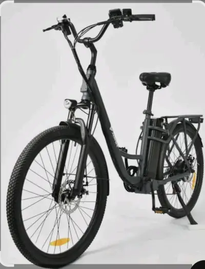 Bicicleta eléctrica 3Drive negra con batería potente - miniatura 3