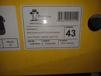 Botines de seguridad Panama Jack café talla 43 - miniatura 4