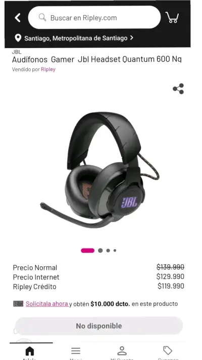 Audífonos Gamer JBL Quantum 600 Inalámbricos - miniatura 5