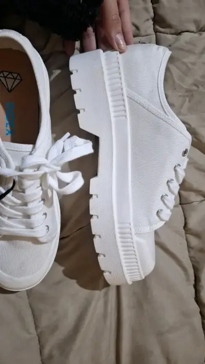 Zapatillas blanca Nueva 40 para mujer Index  28 cm - miniatura 2