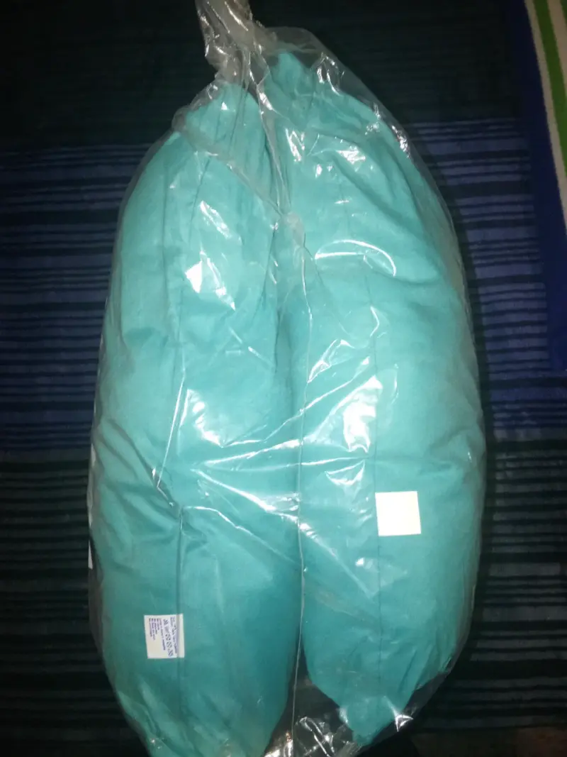 Pack de 2 cojines turquesa Casa Ideal 50x50 cm - 3