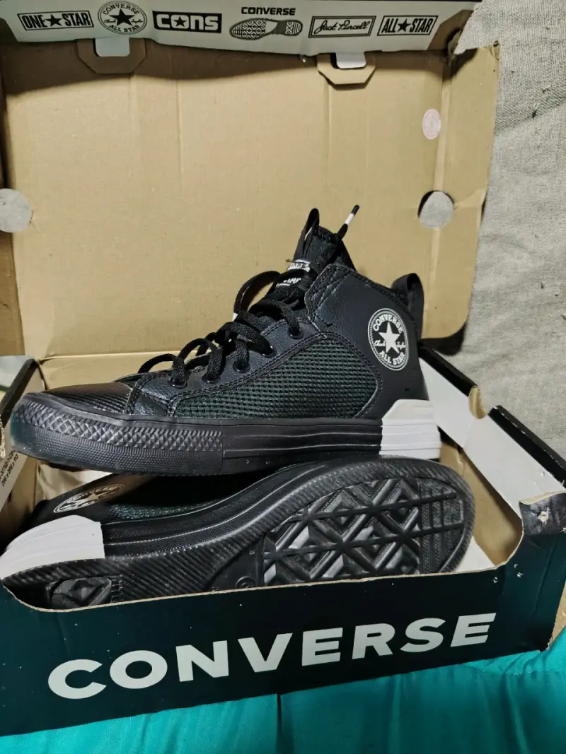 Zapatillas Converse All Star negras de lona - 1