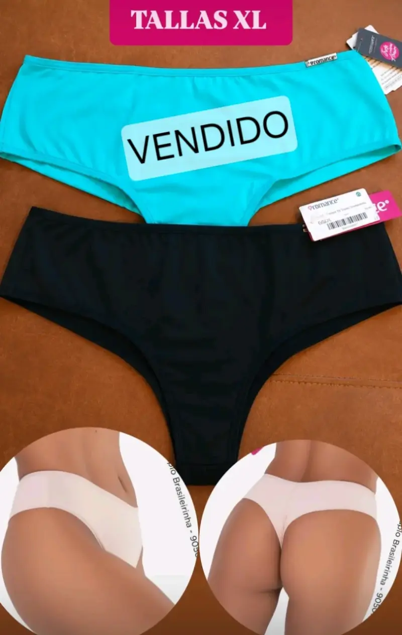 Tanga Fio Duplo Brasileirinha en varios colores - 5