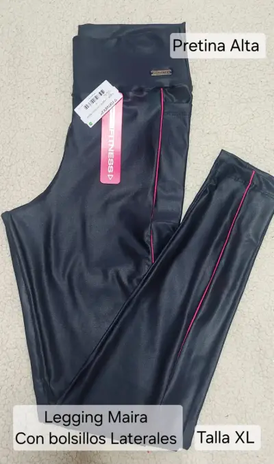 Leggings deportivos con bolsillos laterales - miniatura 3