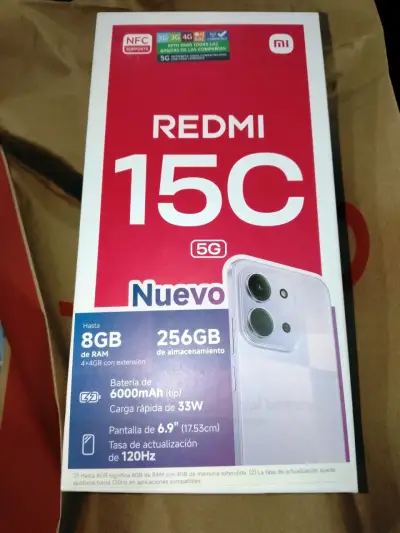 Smartphone Xiaomi Redmi 15C 5G 256GB Nuevo - miniatura 1