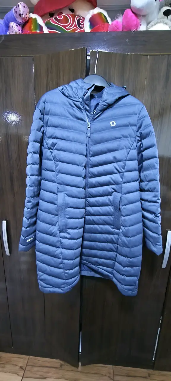 Parka azul con capucha Doite Heritage para mujer - 1