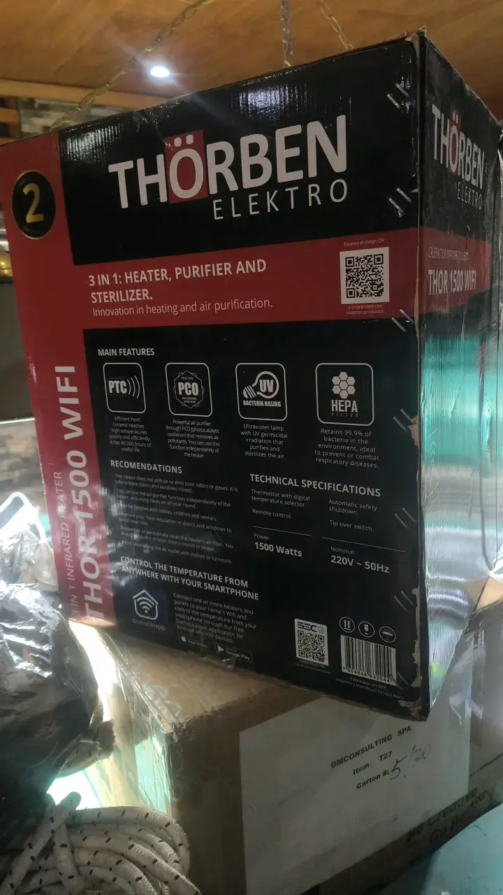 Calefactor infrarrojo Thorben Thor 1500 WiFi - 2