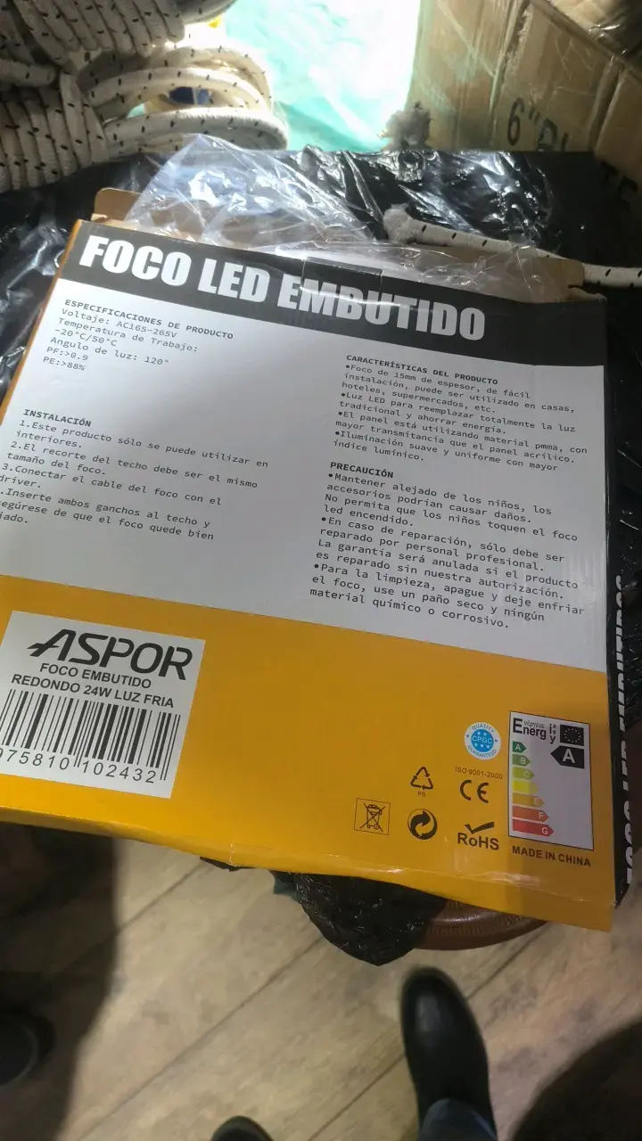 Foco LED embutido Aspor de alta eficiencia - 2