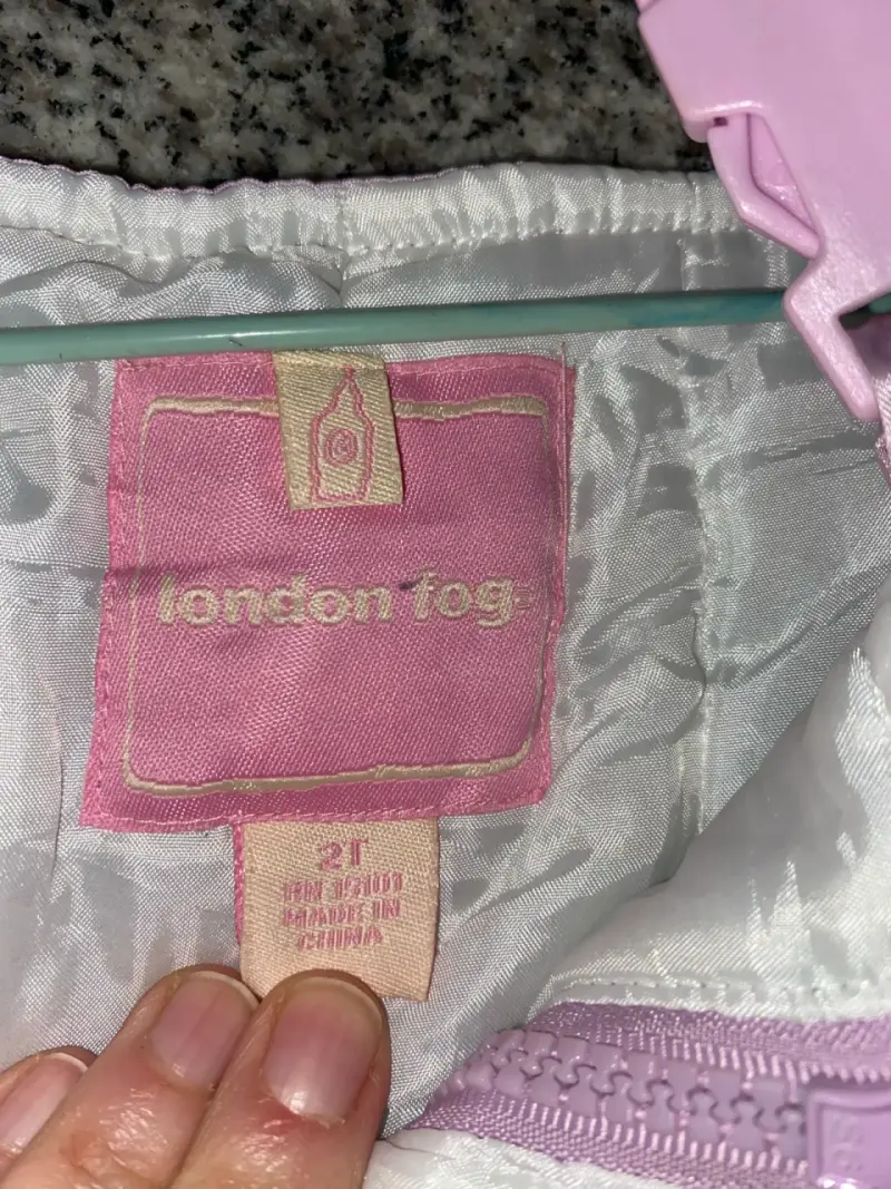 Overol de nieve infantil lila London Fog - 4
