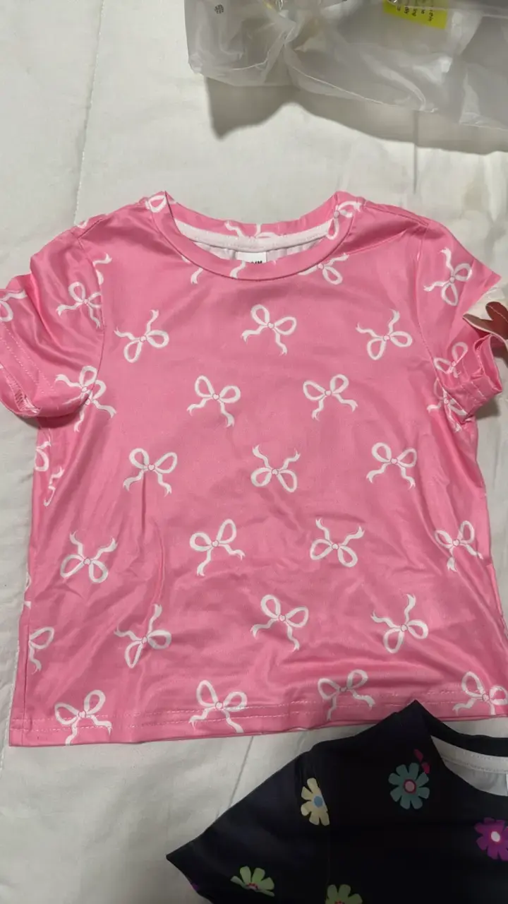 Pack de 3 poleras infantiles estampadas Shein - 2