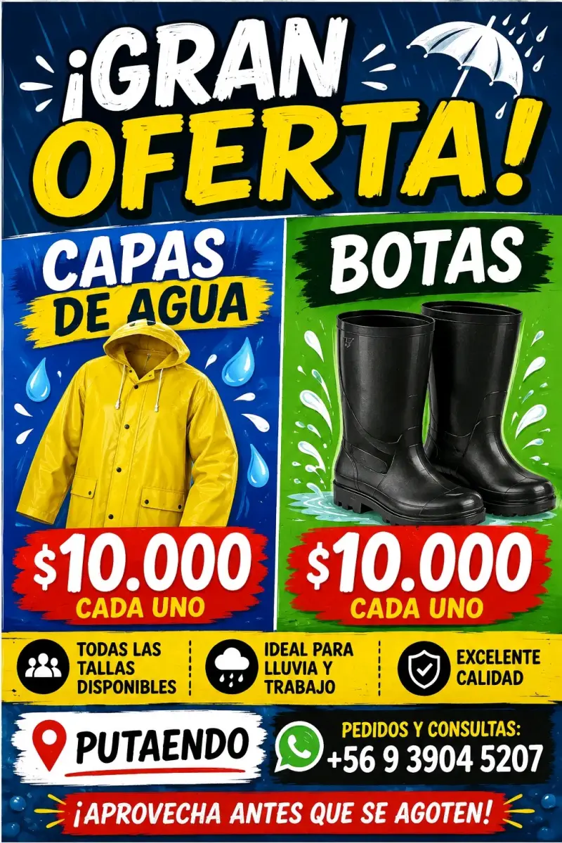 Capas de agua impermeables amarillas