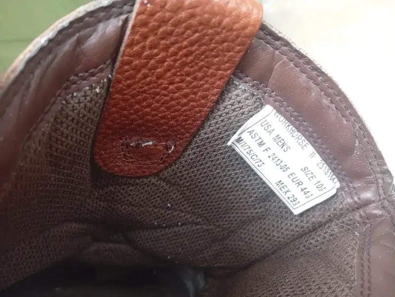 Botas de cuero marrón para hombre talla 10 - 3