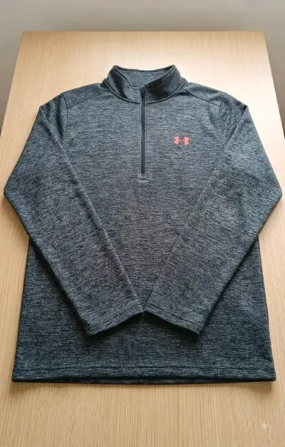 Polerón deportivo gris Under Armour con cierre - miniatura 1