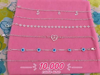 Cadenas de mujer elegantes en plata - miniatura 6