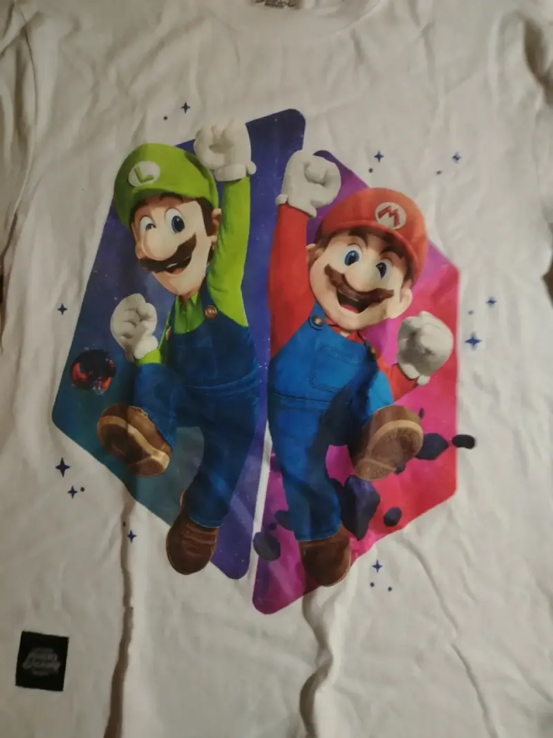 Polera Super Mario Galaxy Movie blanca - 2