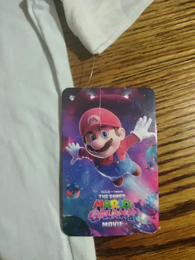 Polera Super Mario Galaxy Movie blanca - miniatura 3