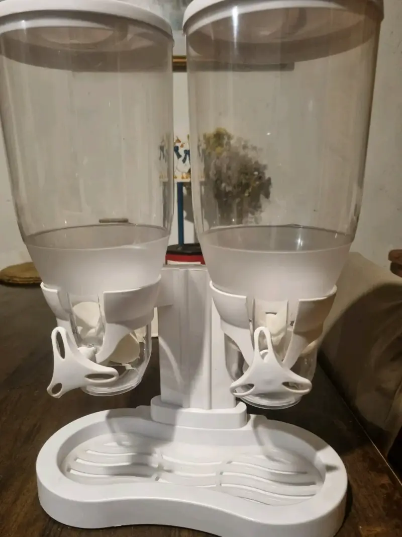 Dispensador doble de cereales hermético - 2