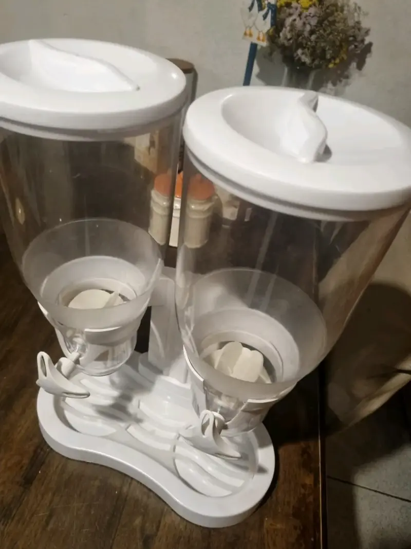 Dispensador doble de cereales hermético - 4