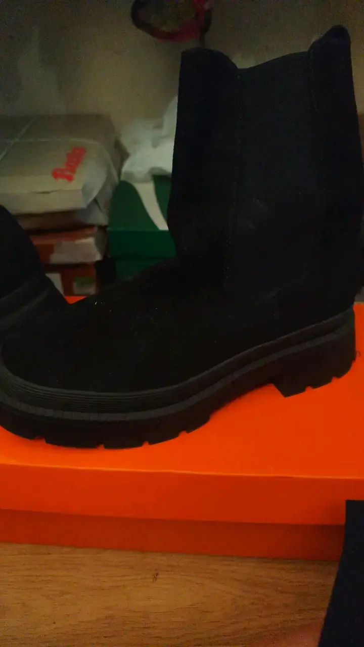 Botas negras de gamuza - 2