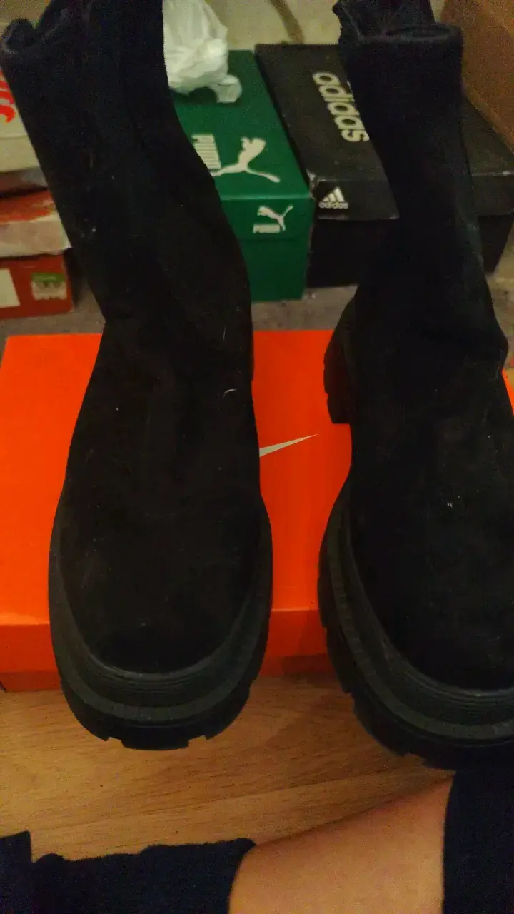 Botas negras de gamuza - 3