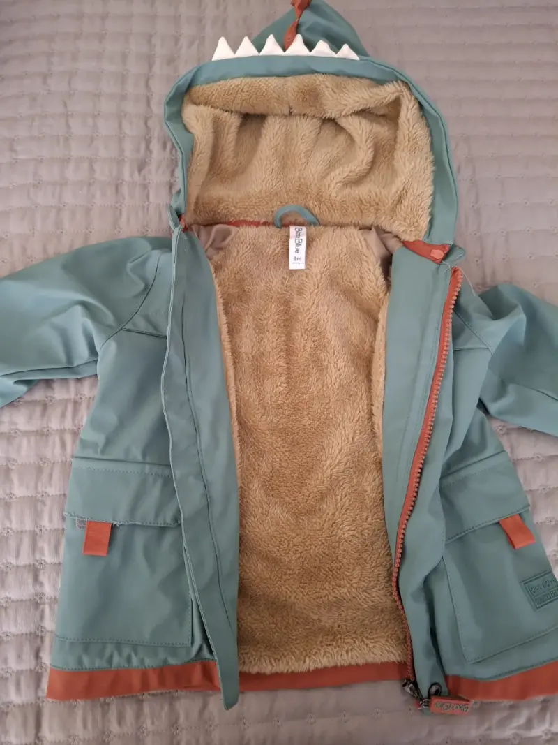 Chaqueta infantil con capucha de dinosaurio - 2