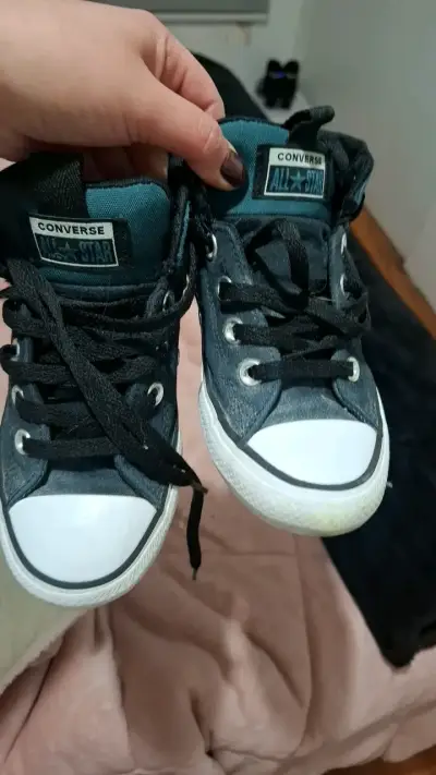 Zapatillas Converse All Star negras para niños - miniatura 1