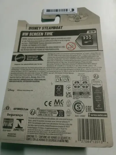 Hot Wheels Disney Steamboat Willie edición especial - miniatura 2