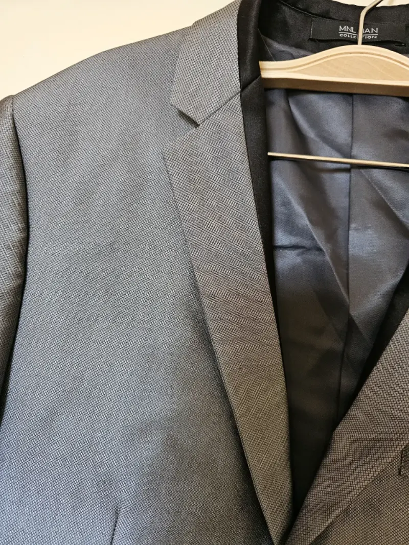 Blazer gris para hombre elegante talla 48 (m) - 4