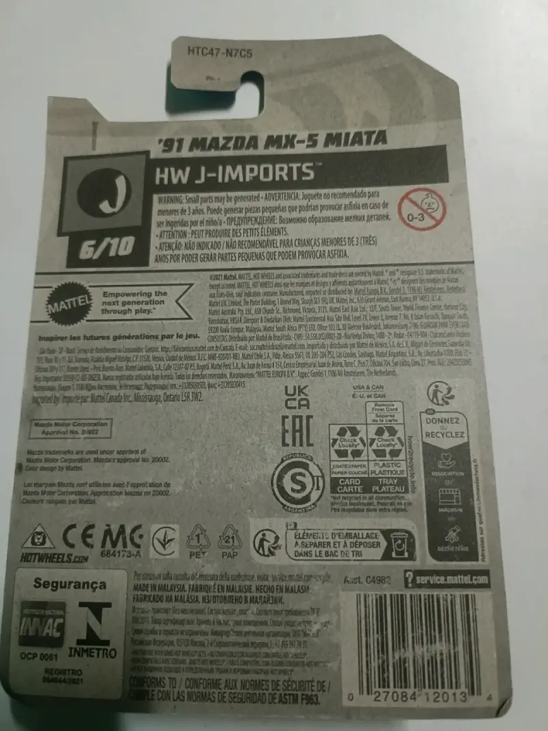 Auto de juguete Hot Wheels Mazda MX-5 Miata - 2