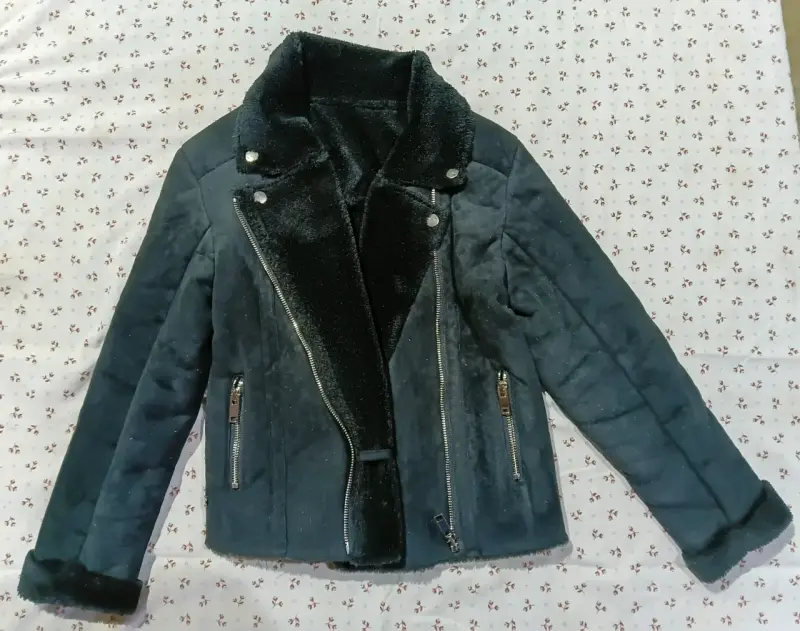 Chaqueta de invierno negra con forro Rock Star - 2