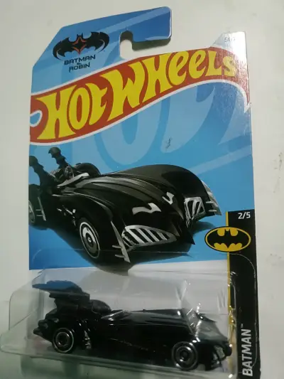 Hot Wheels Batimóvil Batman & Robin edición - miniatura 1