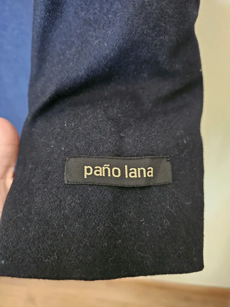 Abrigo de lana azul oscuro para hombre talla 44 () - 2