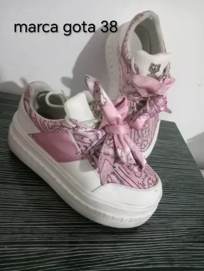 Zapatillas Gota Mujer Rosadas Talla 38 - miniatura 2
