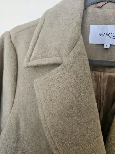 Abrigo largo beige para mujer Marquis - miniatura 3
