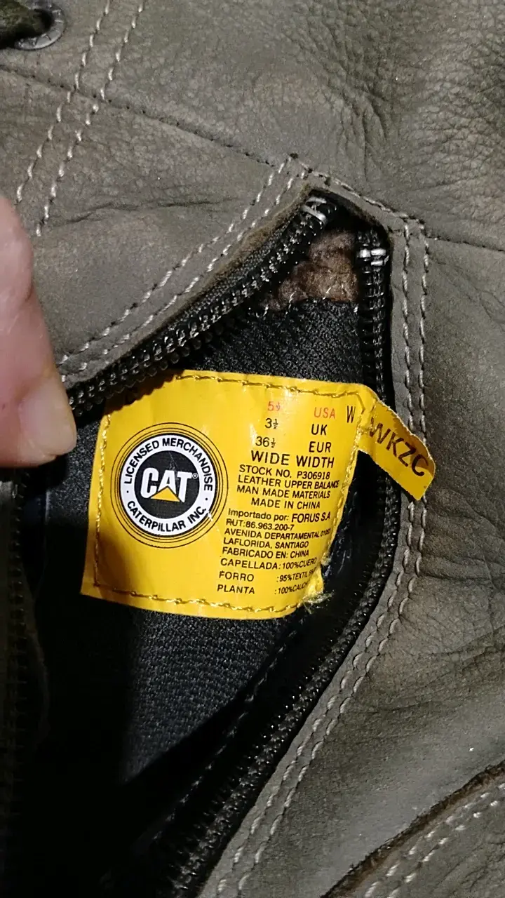 Botas de cuero Cat con cordones - 5