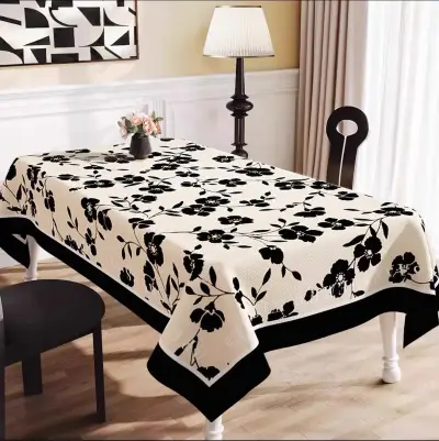Mantel de Tela con Diseño Floral y Geométrico - miniatura 1