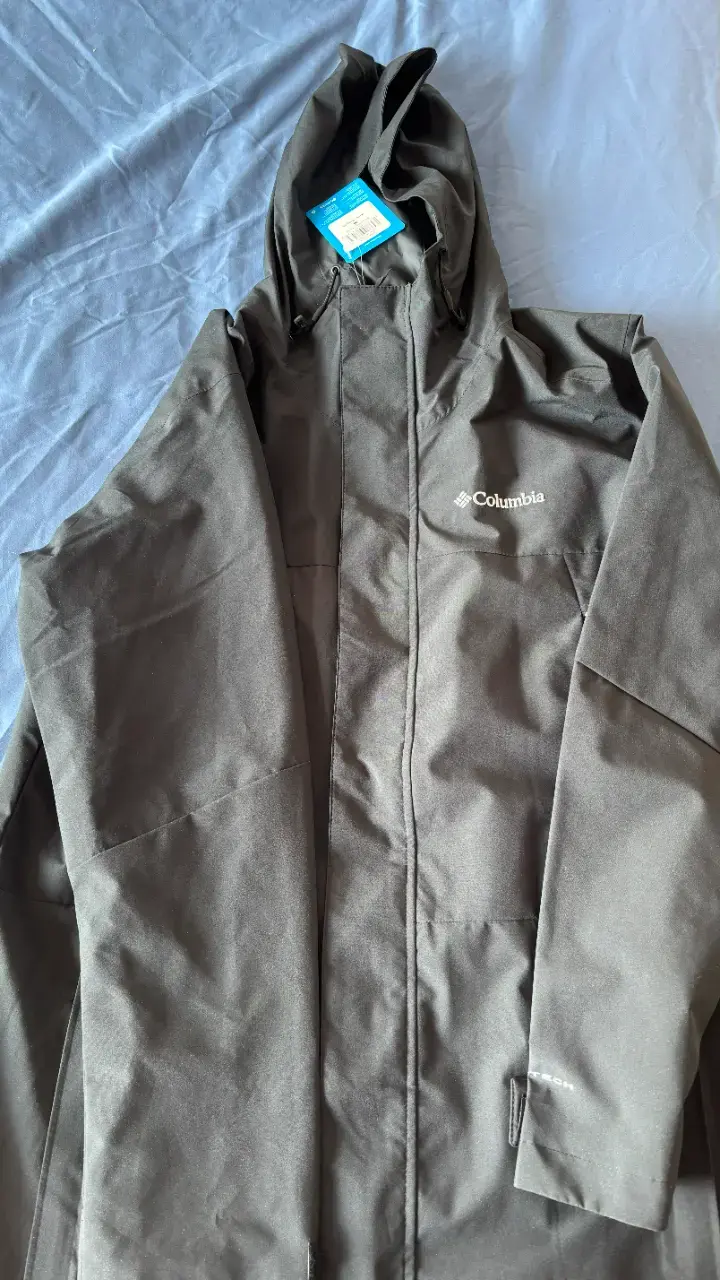 Chaqueta impermeable Columbia con capucha - 1