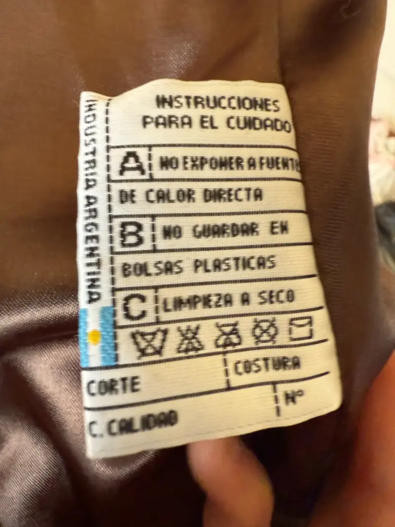 Blazer de cuero marrón Orix para mujer - 6