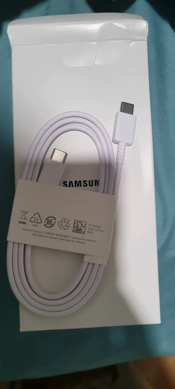 Cable USB-C Samsung EP-DN980 blanco