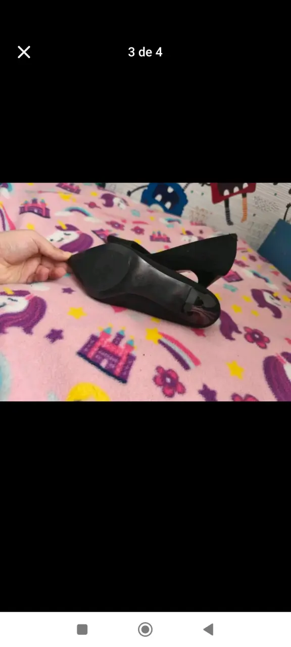 Zapatos de tacón negro para mujer weide - 3